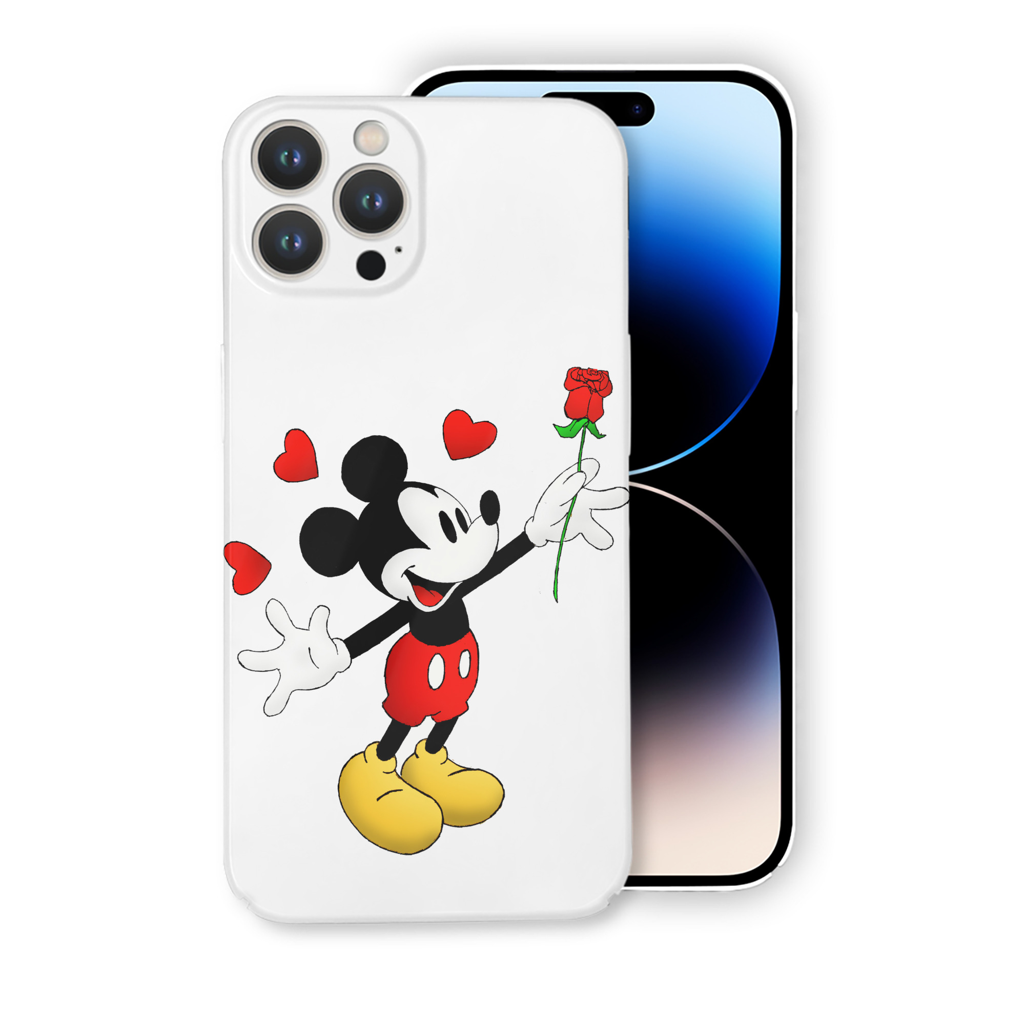 （画像用） ミッキーマウス Mickey Mouse 【iPhone 14シリーズ対応】ハードケース